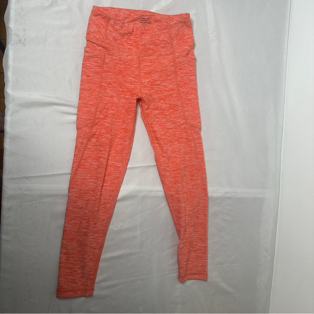 Hanna Andersson Active MadeToStretch Leggings in Orange Spice US 8